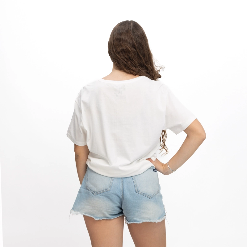 POLERA MUJER PYRAMID BEIGE PINK FLOYD - 2