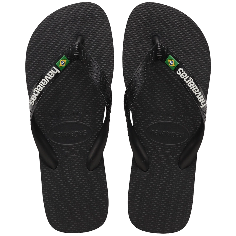 SANDALIAS MUJER HAVAIANAS BRASIL LOGO NEGRO - 1