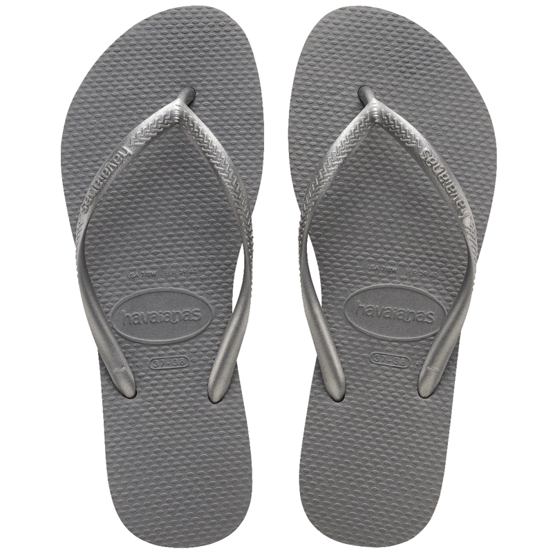 SANDALIAS MUJER HAVAIANAS SLIM GRIS - 1