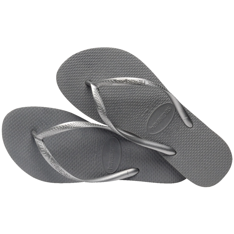 SANDALIAS MUJER HAVAIANAS SLIM GRIS - 5