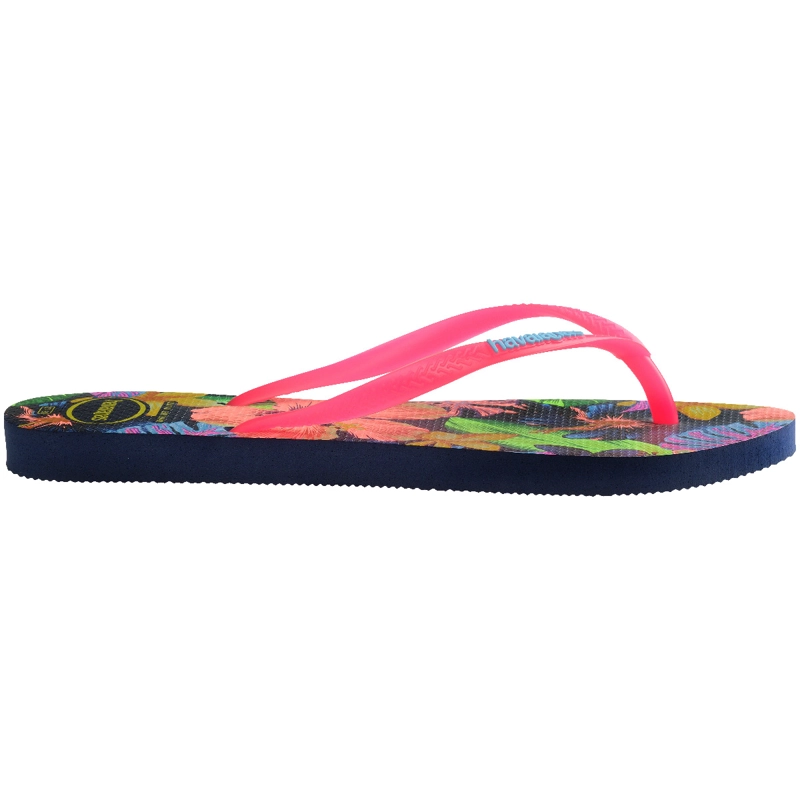 SANDALIAS MUJER HAVAIANAS SLIM NEON FLORA FUCSIA - 3