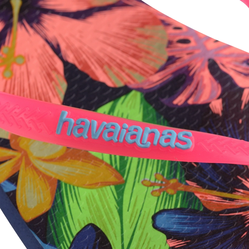 SANDALIAS MUJER HAVAIANAS SLIM NEON FLORA FUCSIA - 6
