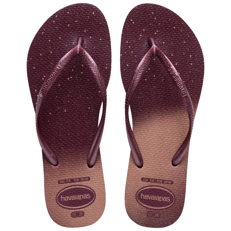 SANDALIAS MUJER HAVAIANAS SLIM GLOSS LILA - 1