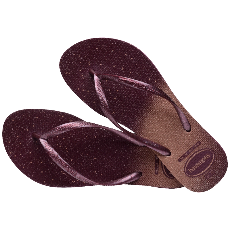 SANDALIAS MUJER HAVAIANAS SLIM GLOSS LILA - 4