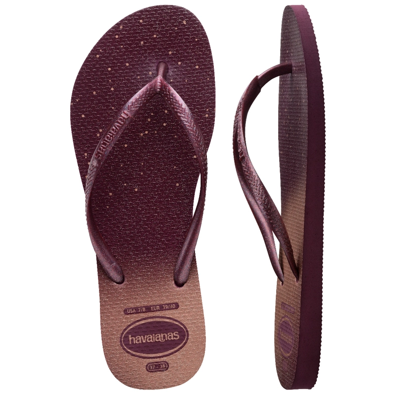 SANDALIAS MUJER HAVAIANAS SLIM GLOSS LILA - 5