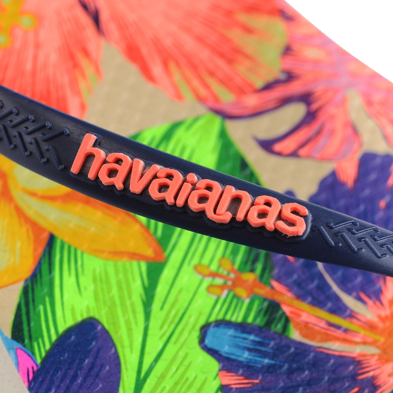 SANDALIAS MUJER HAVAIANAS SLIM NEON FLORA MULTICOLOR - 6