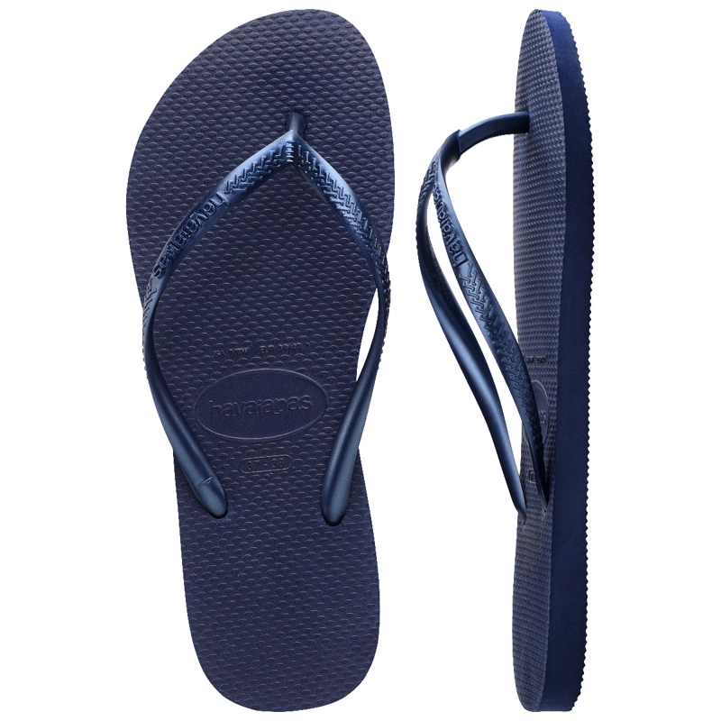 SANDALIAS MUJER HAVAIANAS SLIM AZUL - 2