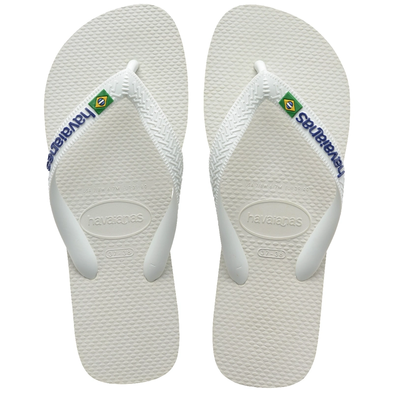 SANDALIAS MUJER HAVAIANAS BRASIL LOGO BLANCO - 1