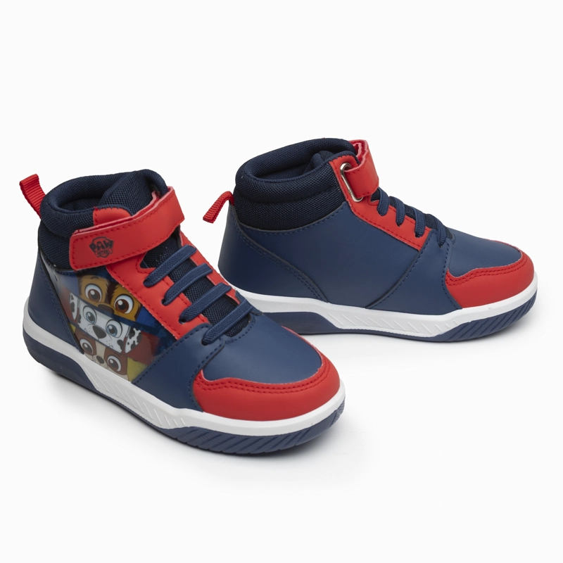ZAPATILLAS CON LUCES NIÑO PERSONAJES AZUL PAW PATROL - 2
