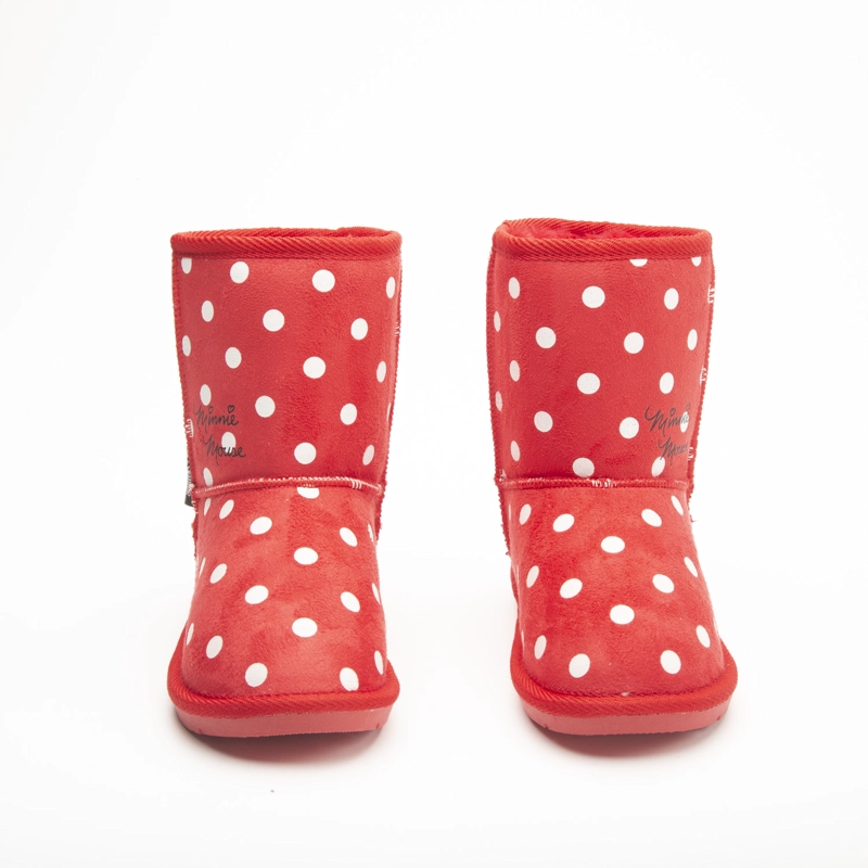 BOTA CHIPORRO NIÑA PUNTOS MINNIE ROJO DISNEY - 3
