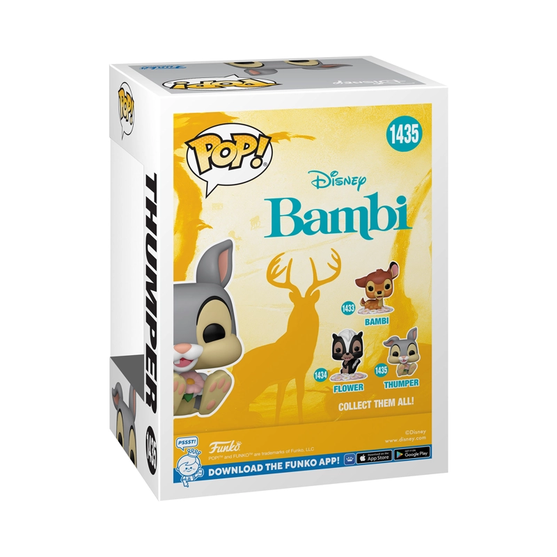 FUNKO POP MULTICOLOR THUMPER DISNEY - 1435 - 3
