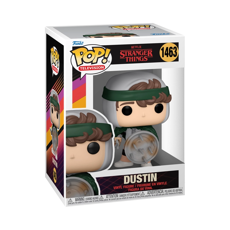FUNKO POP MULTICOLOR STRANGER THINGS DUSTIN NETFLIX - 1463 - 2