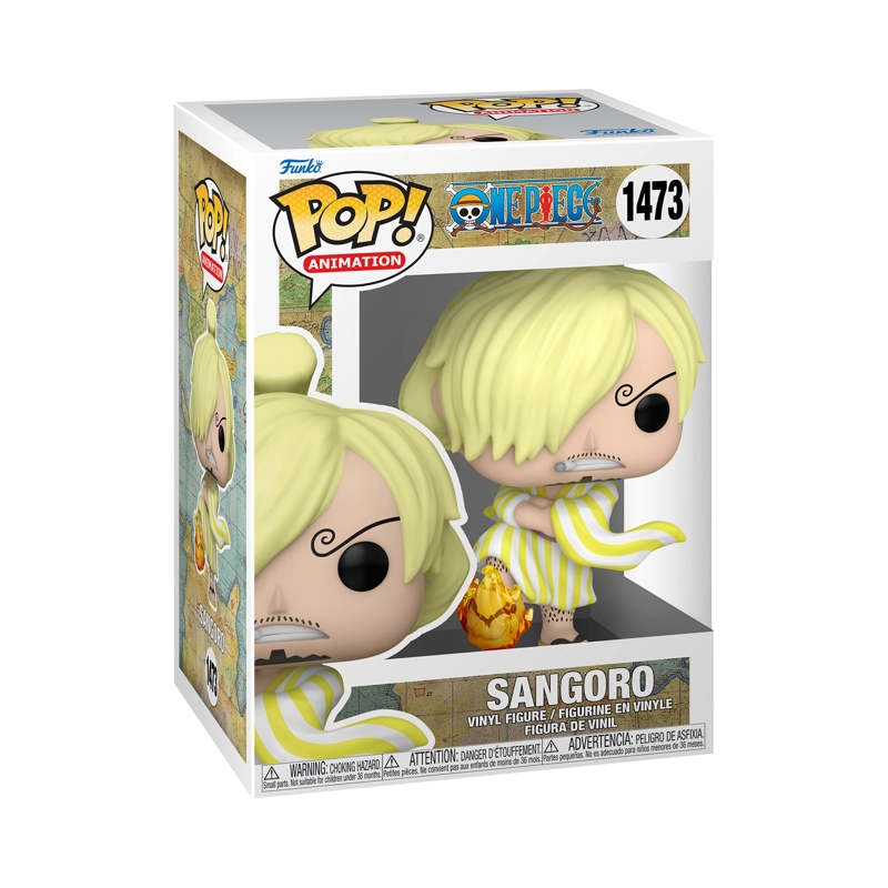 FUNKO POP MULTICOLOR ONE PIECE SANGORO - 1473 - 2