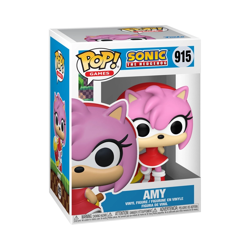 FUNKO POP MULTICOLOR SONIC AMY - 915 - 2