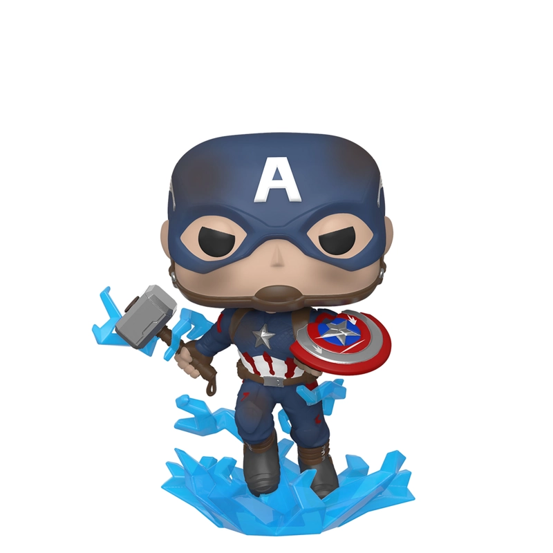 FUNKO POP MULTICOLOR AVENGERS ENDGAME CAPTAIN AMERICA MARVEL - 573 - 1