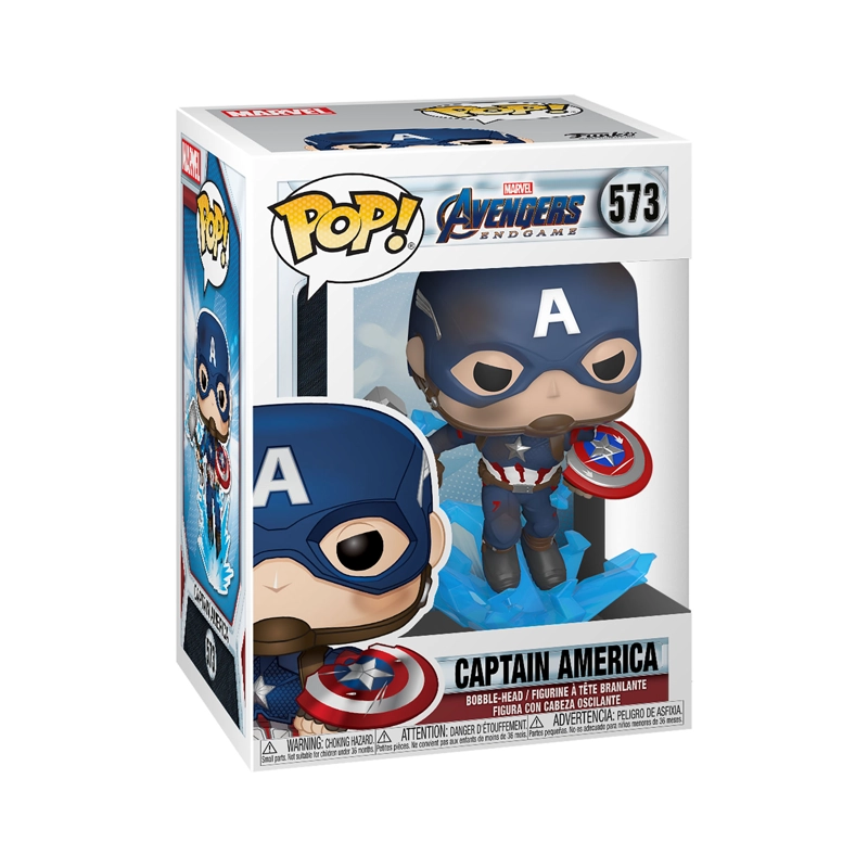 FUNKO POP MULTICOLOR AVENGERS ENDGAME CAPTAIN AMERICA MARVEL - 573 - 2