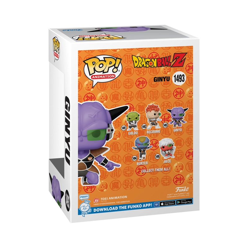 FUNKO POP MULTICOLOR DRAGON BALL Z GINYU - 1493 - 3