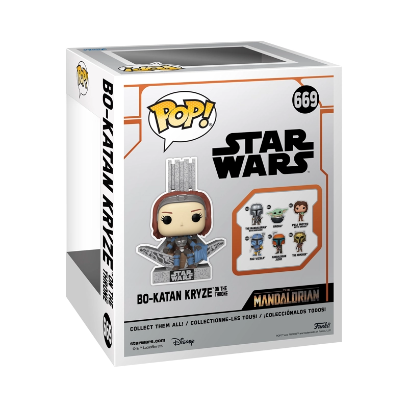 FUNKO POP MULTICOLOR BO-KATAN WITH THRONE MND S9 - 669 - 3