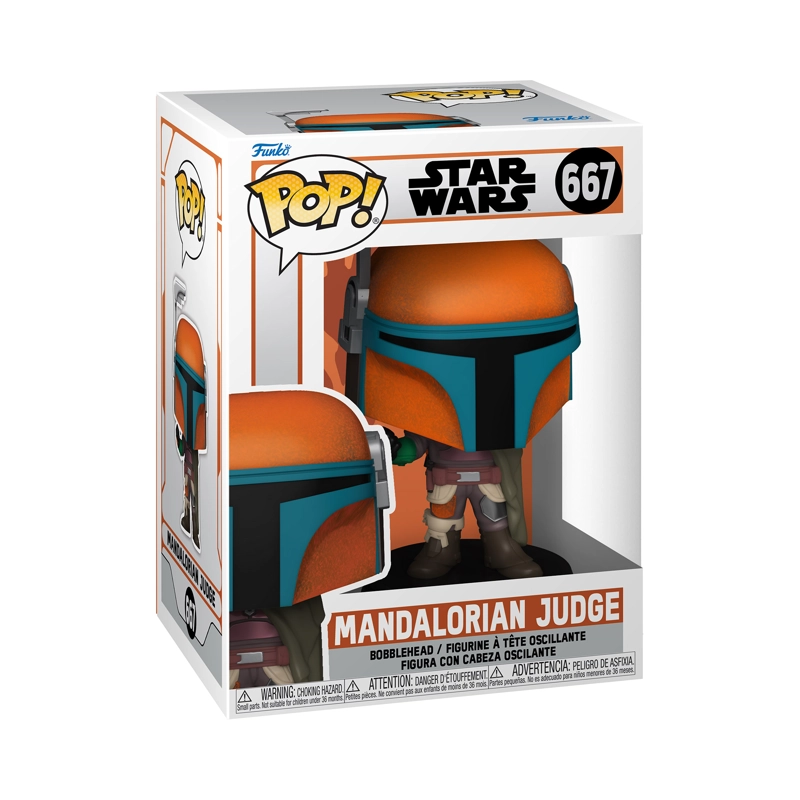 FUNKO POP MULTICOLOR MANDALORIAN JUDGE STAR WARS MND S9 - 667 - 2