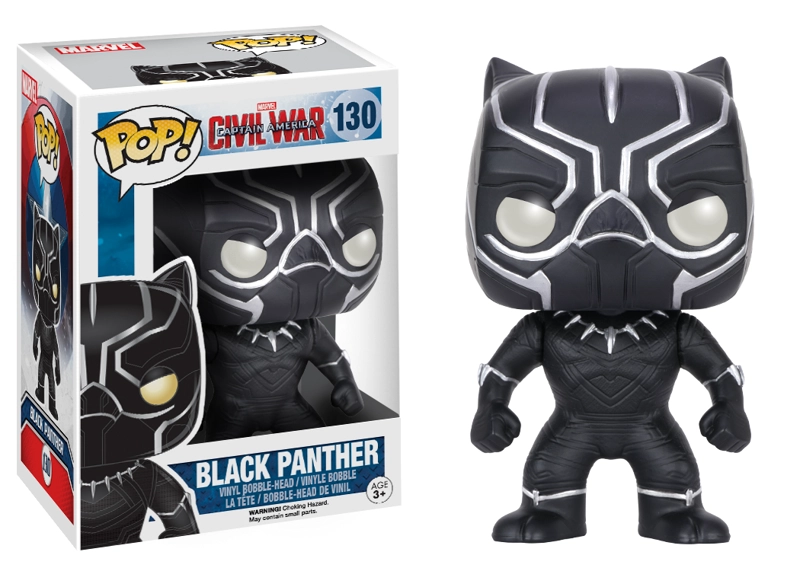 FUNKO POP MULTICOLOR BLACK PANTHER CIVIL WAR - 130 - 1