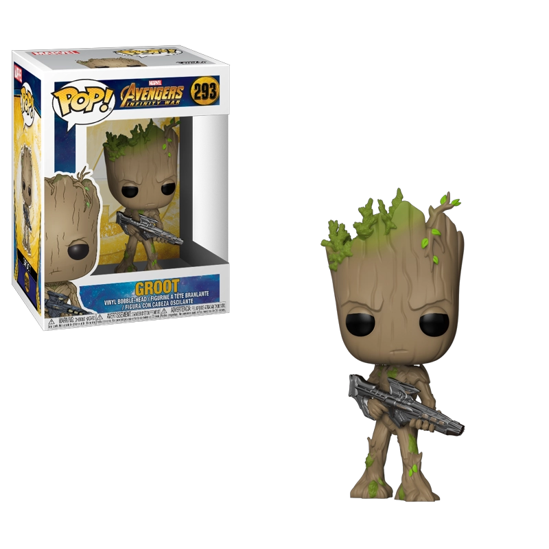 FUNKO POP MULTICOLOR GROOT AVENGERS MARVEL - 293 - 1