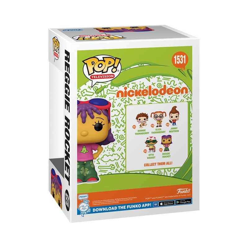 FUNKO POP MULTICOLOR REGGIE ROCKET NICKELODEON - 1531 - 3