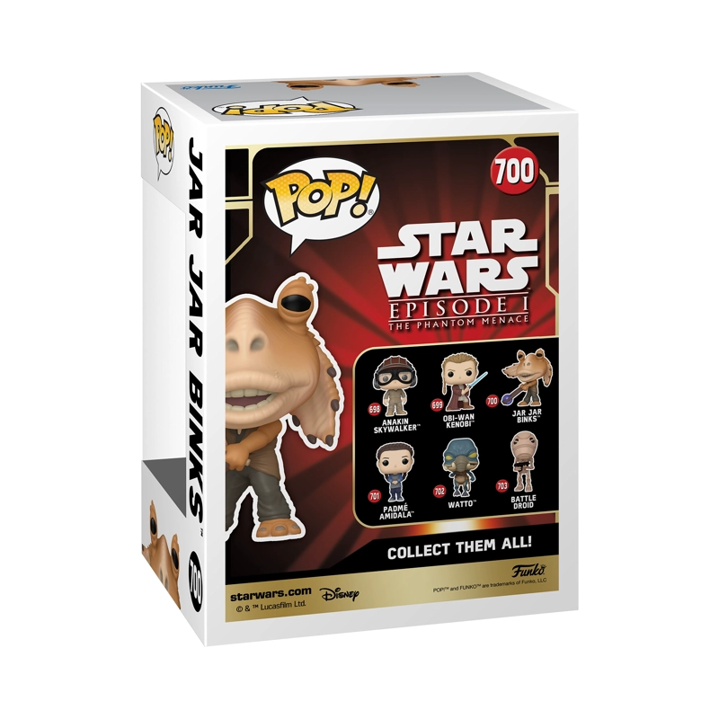 FUNKO POP MULTICOLOR JAR JAR BINKS STAR WARS - 700 - 3