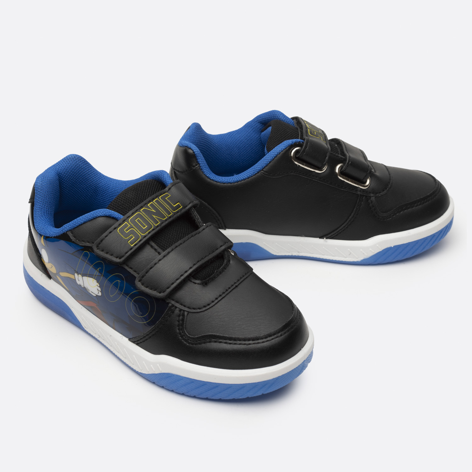 ZAPATILLAS NIÑO SONIC CASUALES NEGRO LUCES CORRIENDO - 3