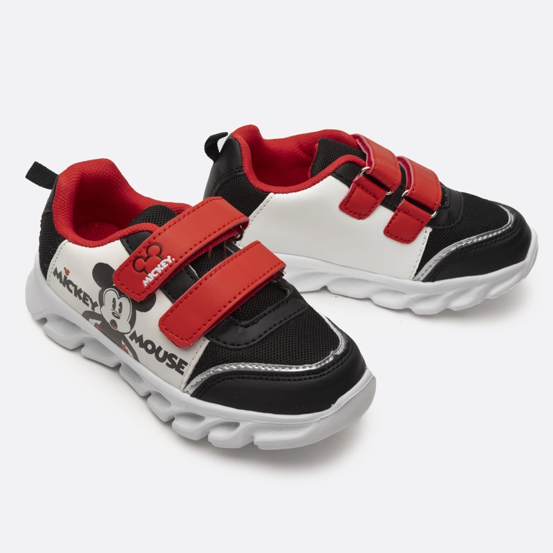 ZAPATILLAS NIÑO DISNEY CASUALES BLANCO LUCES EXPRESION MICKEY - 2