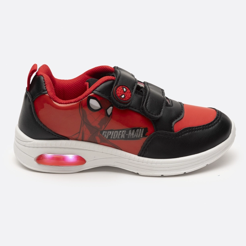ZAPATILLAS NIÑO MARVEL CASUALES ROJO LUCES AMAZING SPIDERMAN - 2