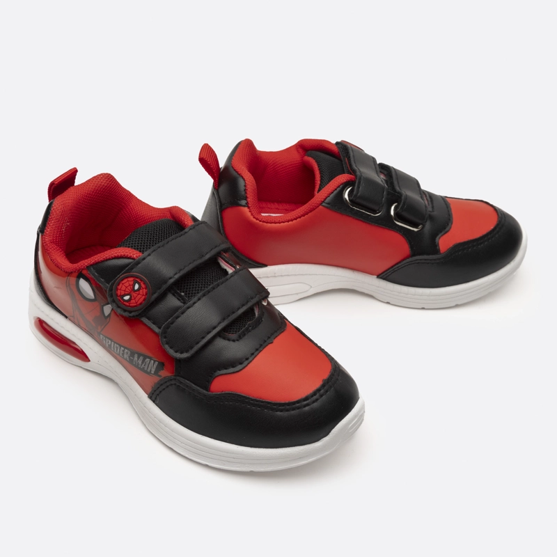 ZAPATILLAS NIÑO MARVEL CASUALES ROJO LUCES AMAZING SPIDERMAN - 3