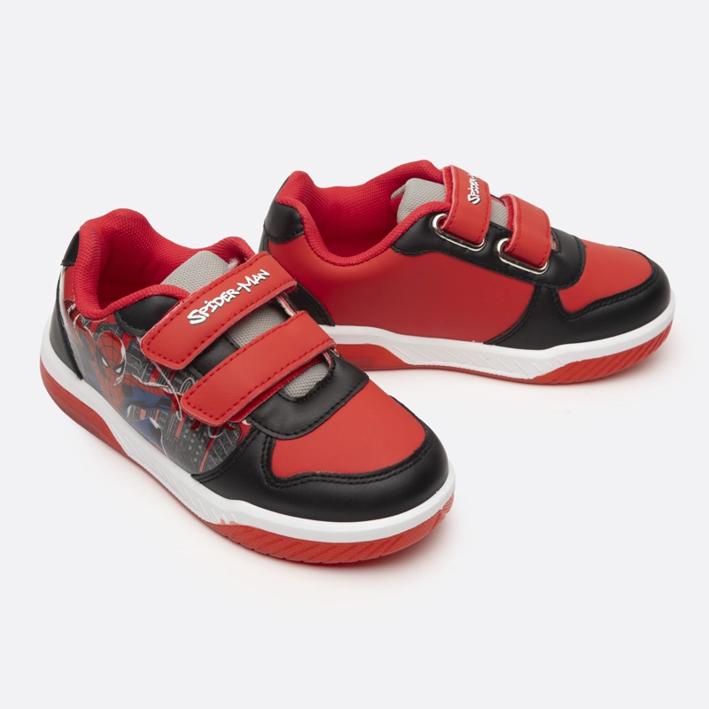 ZAPATILLAS NIÑO MARVEL CASUALES NEGRO LUCES VOLANDO SPIDERMAN - 4