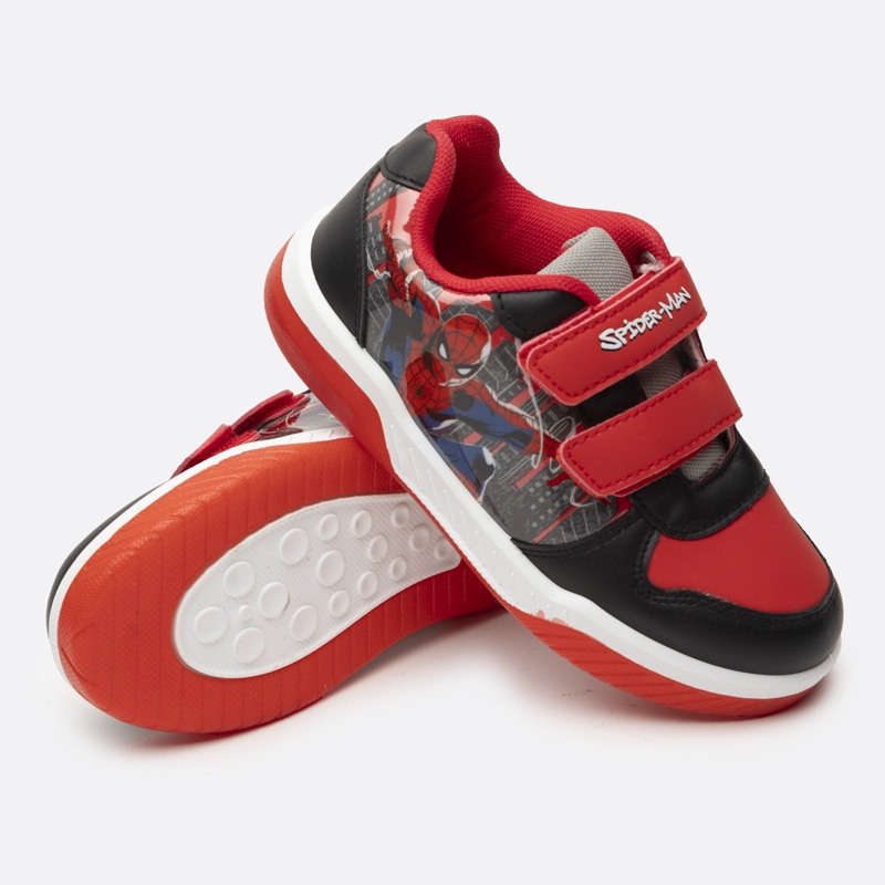 ZAPATILLAS NIÑO MARVEL CASUALES NEGRO LUCES VOLANDO SPIDERMAN - 5