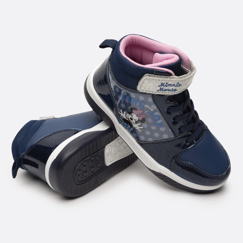 ZAPATILLAS NIÑA DISNEY CASUALES AZUL LUCES FELIZ MINNIE - 5