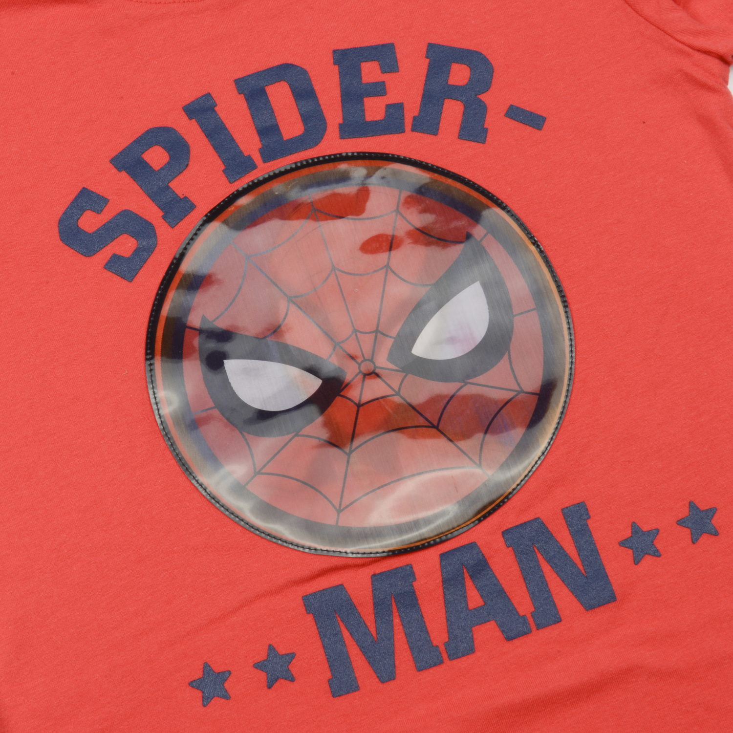 POLERA MANGA CORTA NIÑO MARVEL ROJO HOLOGRAMA SPIDERMAN - 4