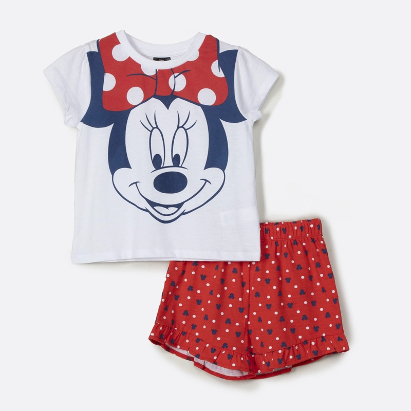 PIJAMA NIÑA DISNEY BLANCO CORTO MINNIE I - 1