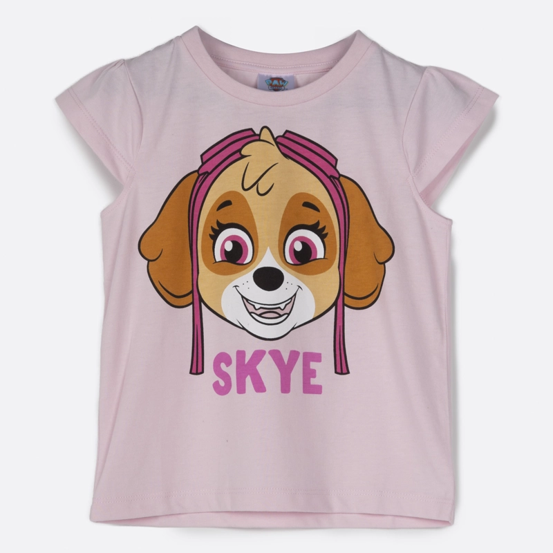 POLERA MANGA CORTA NIÑA PAW PATROL ROSADO I - 1