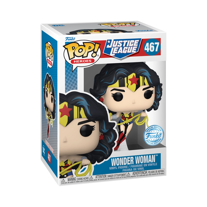 FUNKO POP MULTICOLOR LIGA DE LA JUSTICIA MUJER MARAVILLA - 467 - 2
