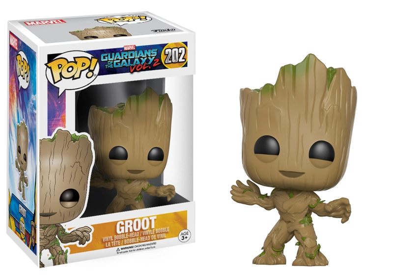 FUNKO POP MULTICOLOR GUARDIANES DE LA GALAXIA GROOT - 202 - 1