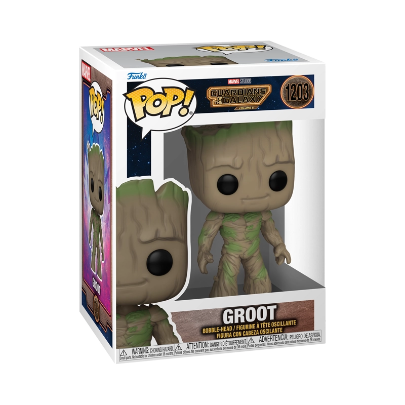 FUNKO POP MULTICOLOR GUARDIANES DE LA GALAXIA GROOT - 1203 - 2