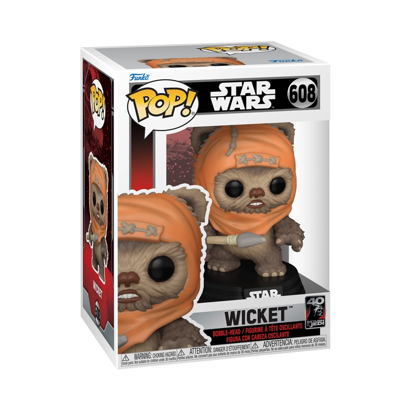 FUNKO POP MULTICOLOR STAR WARS WICKET - 608 - 2