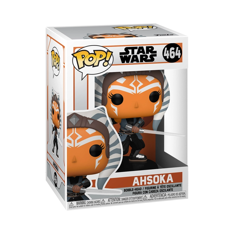 FUNKO POP MULTICOLOR AHSOKA MANDALORIAN STAR WARS - 464 - 2