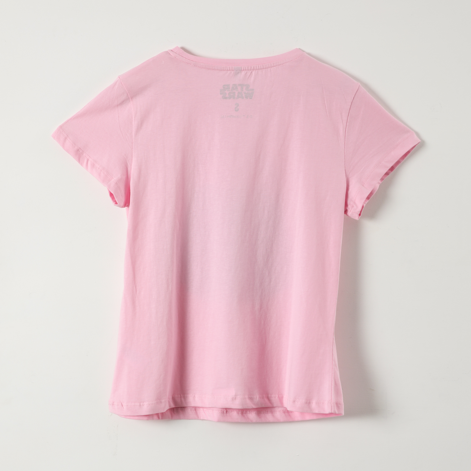 POLERA MANGA CORTA MUJER DARTH VADER ROSADO STAR WARS - 3
