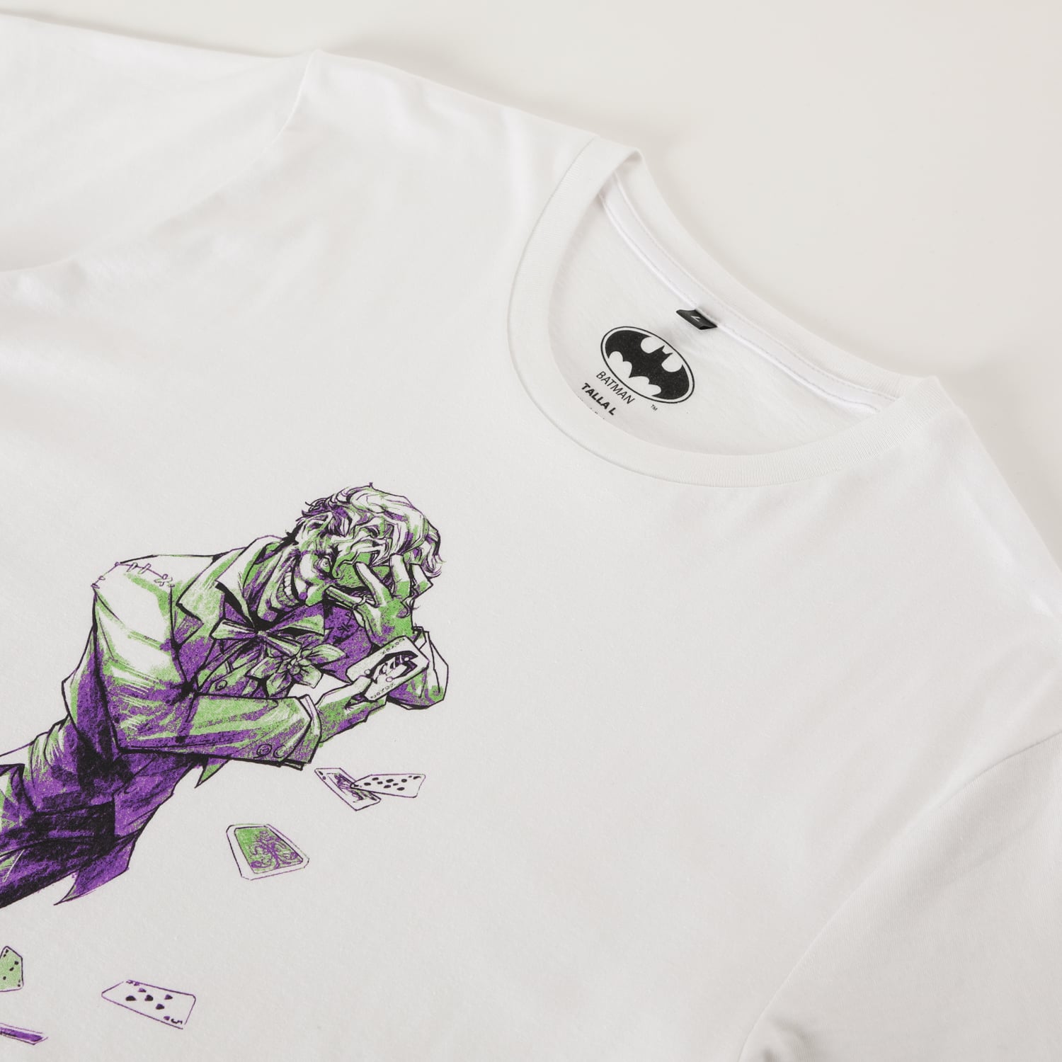 POLERA MANGA CORTA HOMBRE PRINCE OF CRIME BLANCO DC COMICS - 2