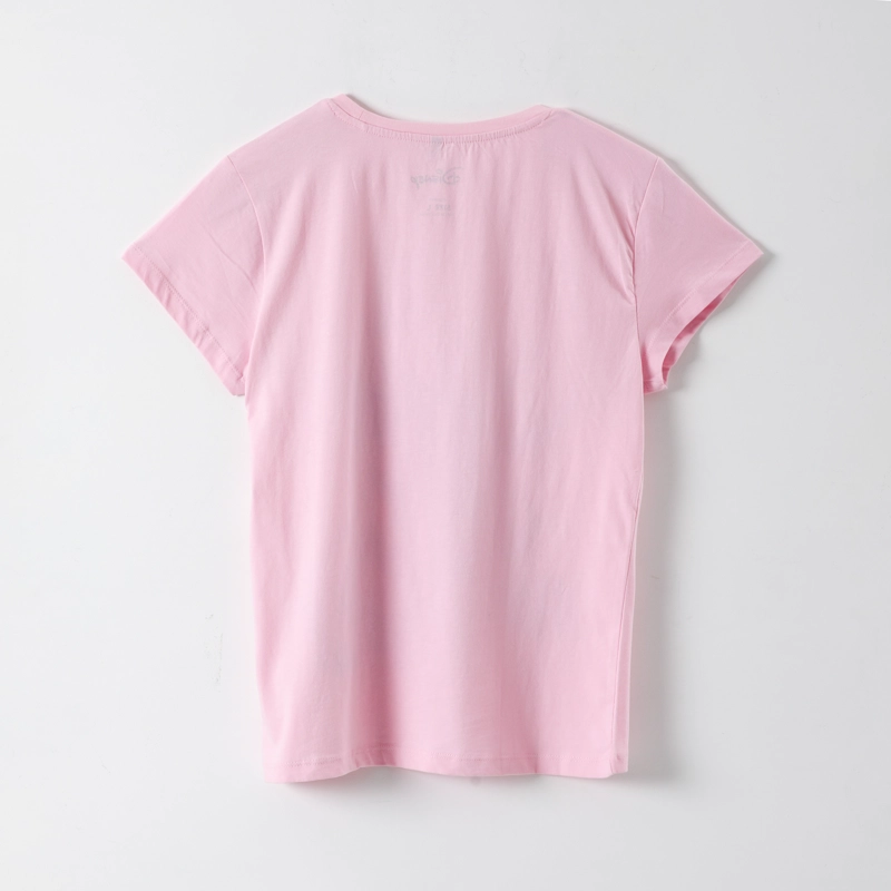 POLERA MANGA CORTA MUJER LILO & STITCH ROSADO DISNEY - 3