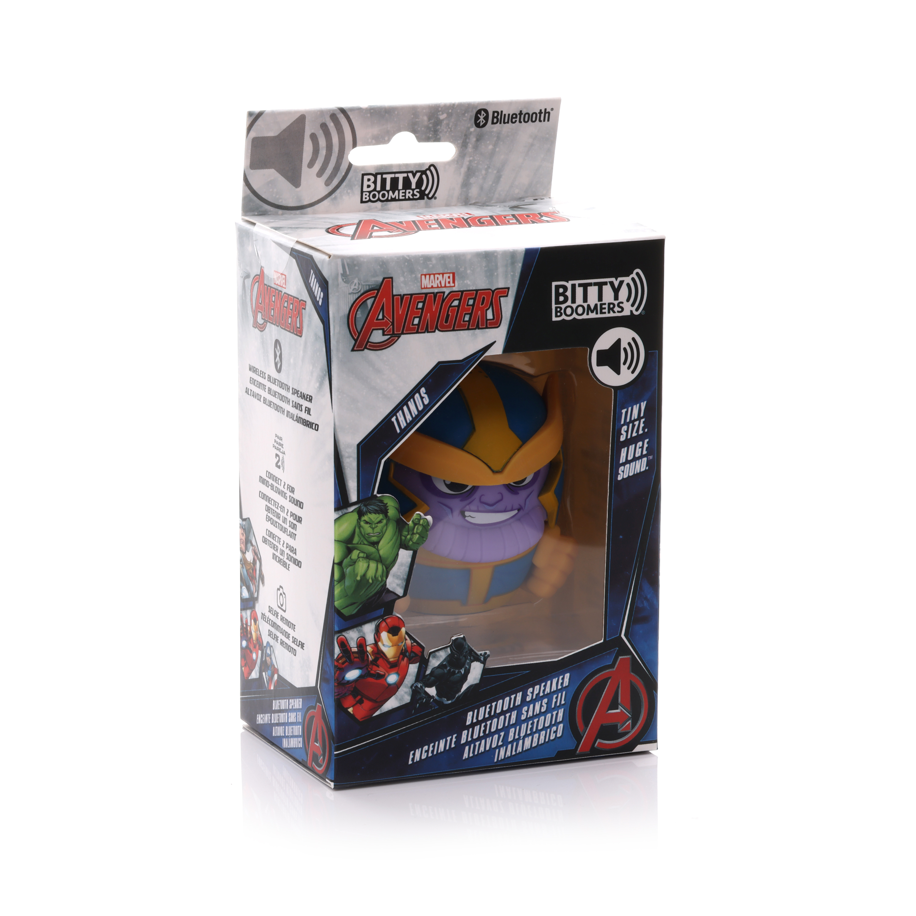 PARLANTE BLUETOOTH BITTY BOOMERS PORTATIL THANOS MARVEL - 4