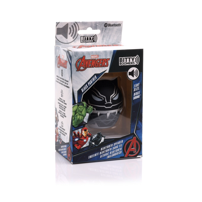 PARLANTE BLUETOOTH PORTATIL BLACK PANTHER MARVEL BITTY BOOMERS - 4