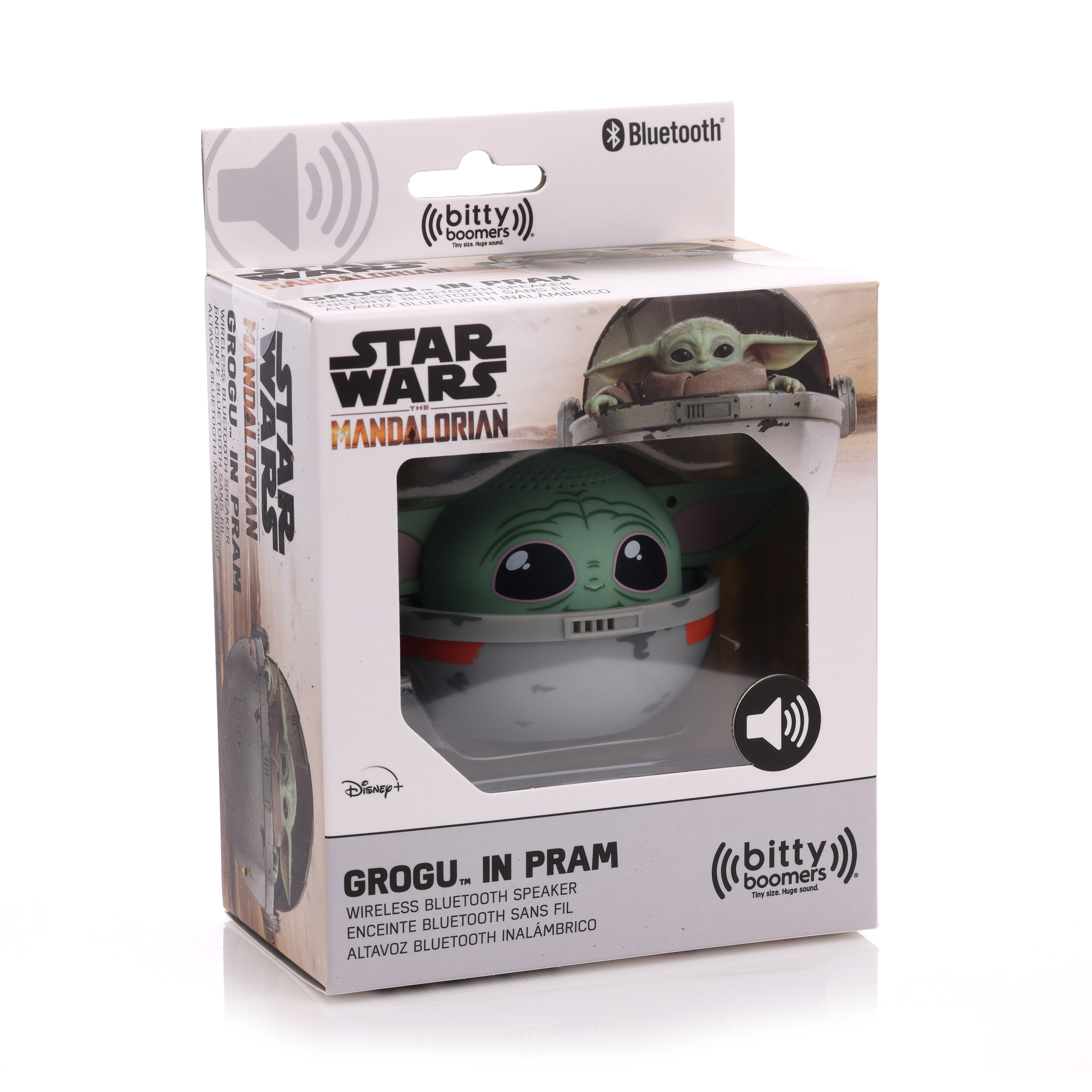 PARLANTE BLUETOOTH PORTATIL GROGU NAVE STAR WARS BITTY BOOMERS - 5
