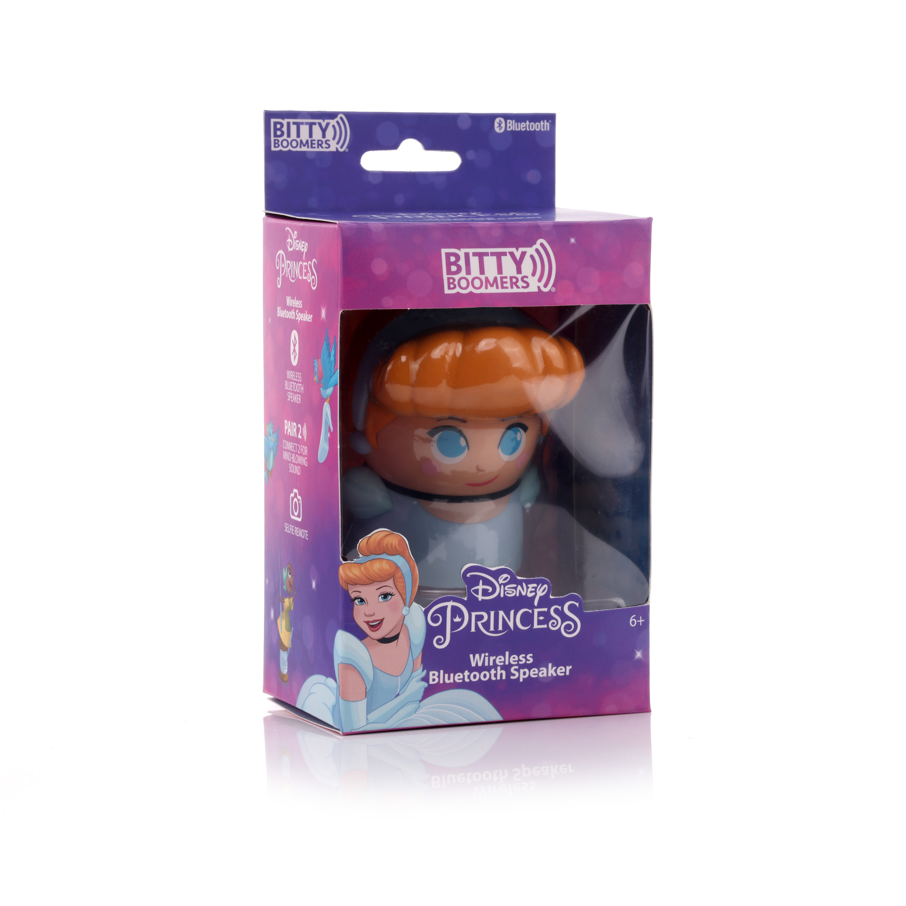 PARLANTE BLUETOOTH BITTY BOOMERS PORTATIL CENICIENTA DISNEY - 6