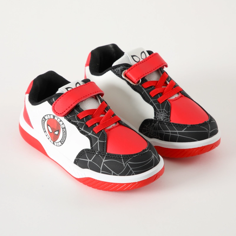 ZAPATILLAS CON LUCES NIÑO SELLO SPIDERMAN BLANCO MARVEL - 2